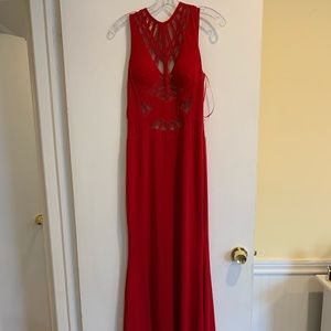 Red Jovani Prom Dress. Size 6. Style number 9144.